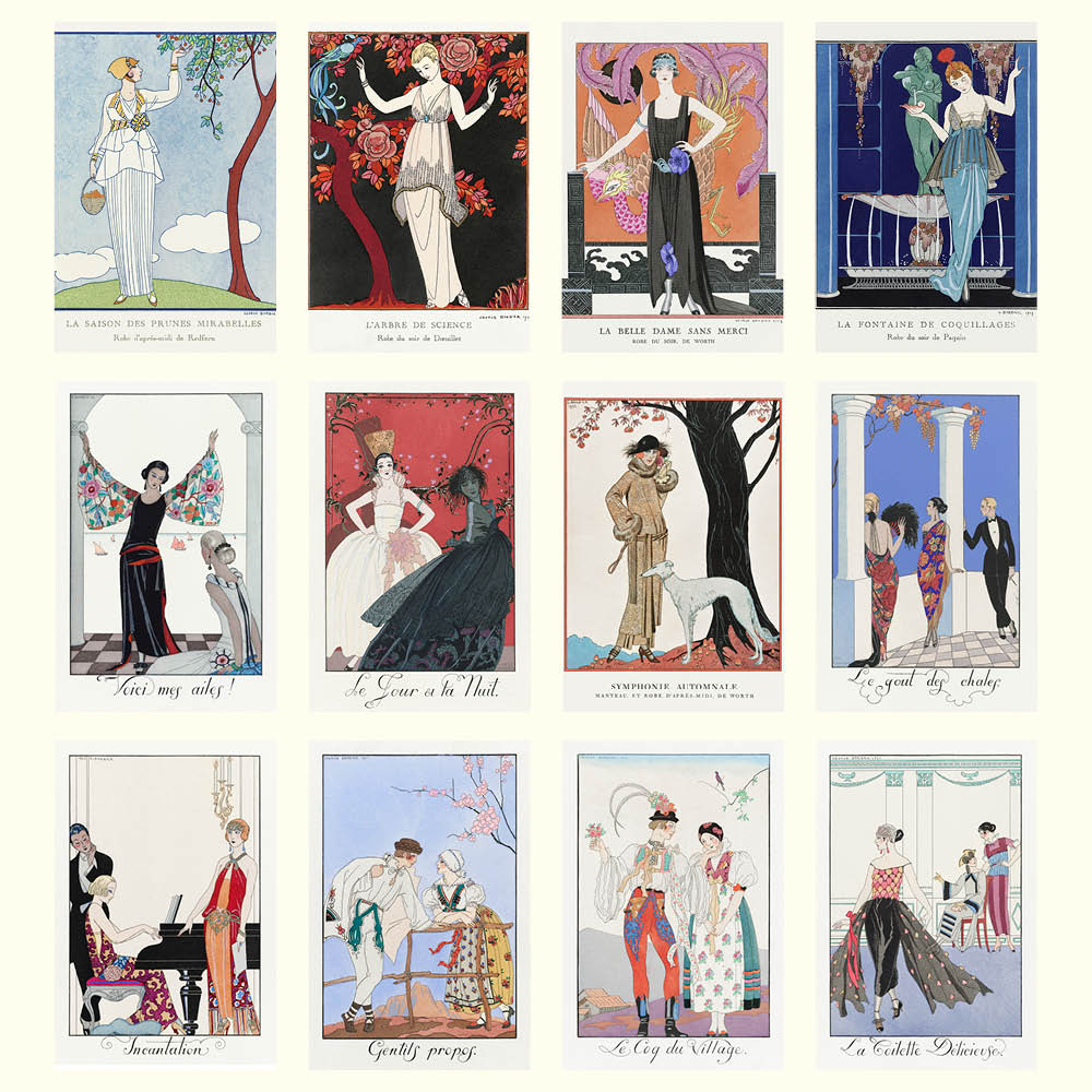2027 Wall Calendar | Art Deco George Barbier | Vevoke