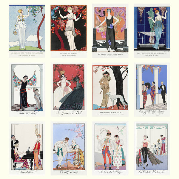 2027 Wall Calendar | Art Deco George Barbier | Vevoke