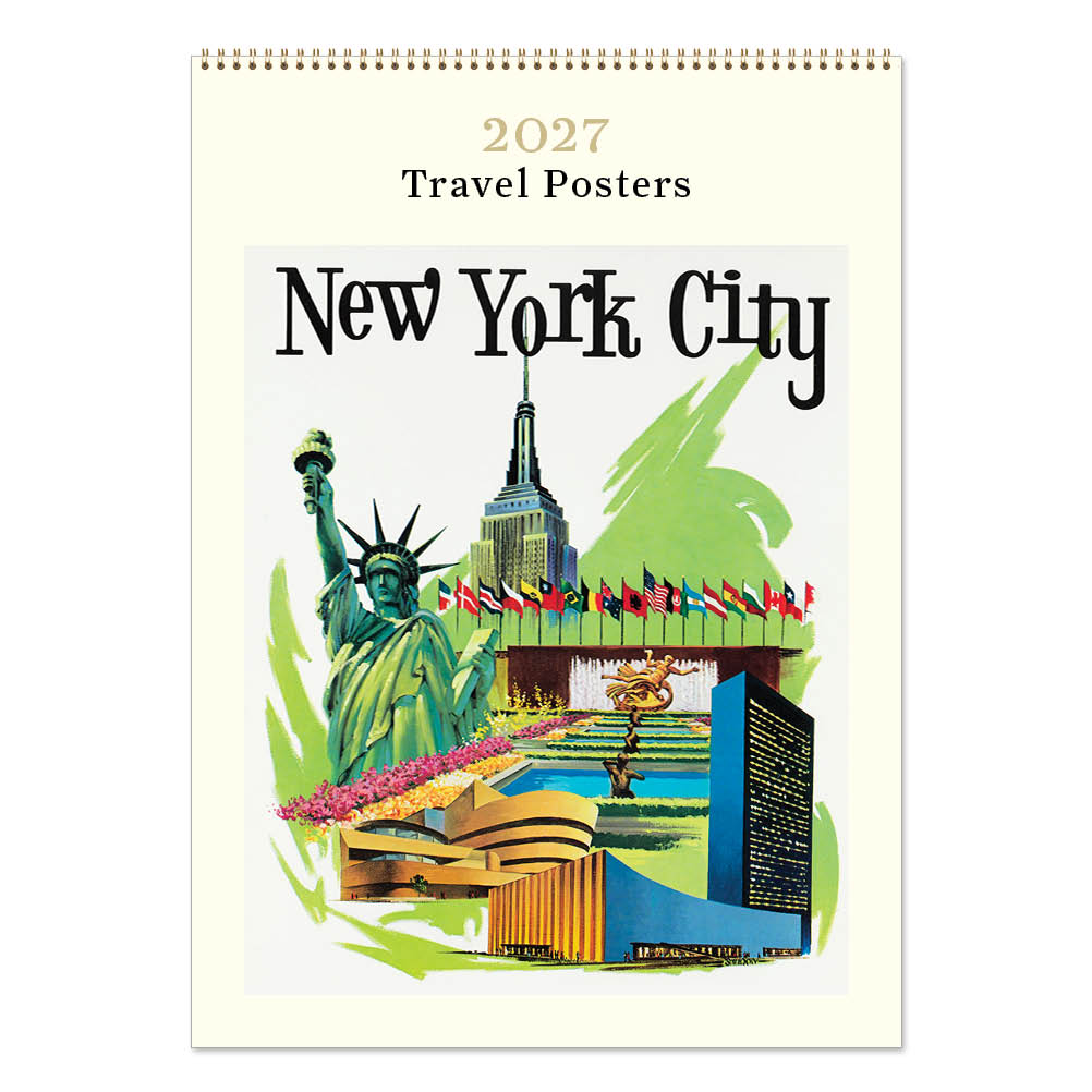 2027 Wall Calendar | Travel Posters | Vevoke