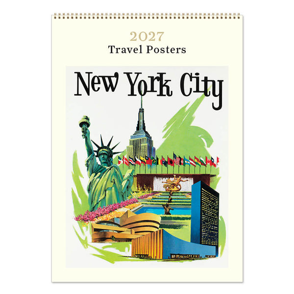 2027 Wall Calendar | Travel Posters | Vevoke
