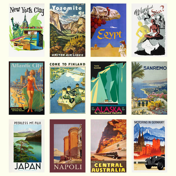 2027 Wall Calendar | Travel Posters | Vevoke