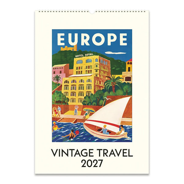 2027 Wall Calendar | Vintage Travel | Cavallini & Co.