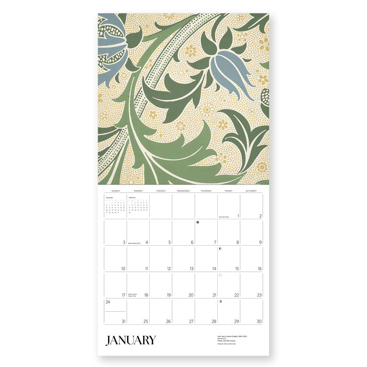2027 Wall Calendar | William Morris | Pomegranate