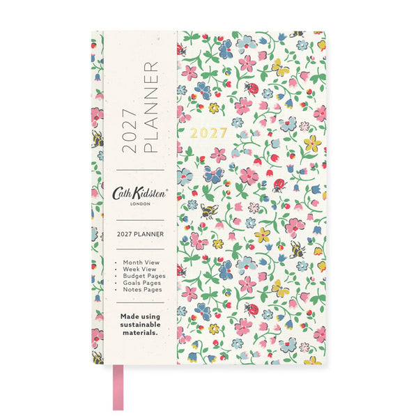 2027 Diary | Weekly Diary | Soft Cover | A6 | Bee & Flowers | Cath Kidston | Ohh Deer