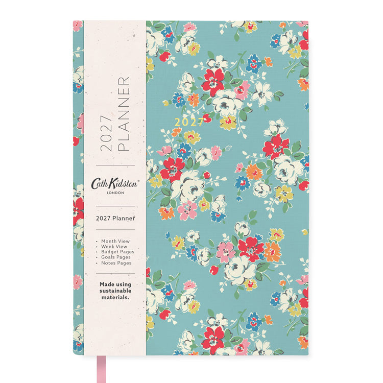 2027 Diary | Weekly Diary | Soft Cover | A5 | Clifton Rose | Cath Kidston | Ohh Deer