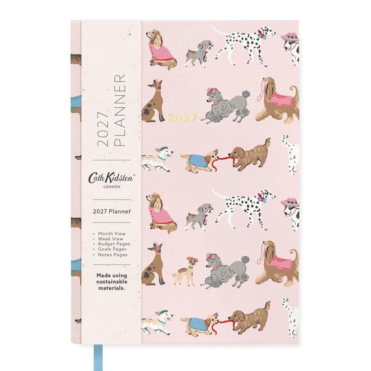 2027 Diary | Weekly Diary | Soft Cover | A5 | Dogs | Cath Kidston | Ohh Deer
