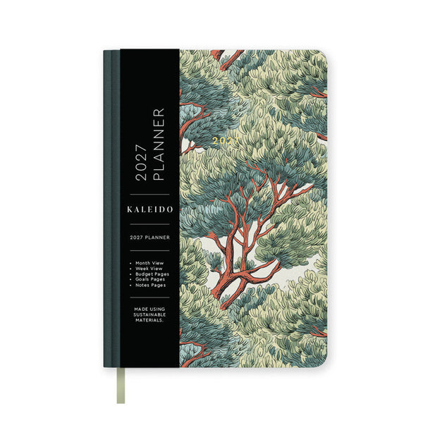 2027 Diary | Weekly Diary | Hard Cover | A5 | The Canopy | Kaleido | Ohh Deer