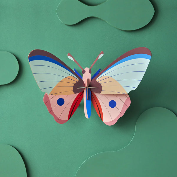 3D Cardboard Model Kit | Wall Art | A4 | Cattleheart Butterfly |  Studio Roof