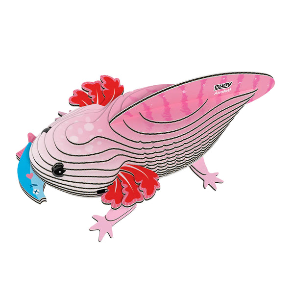 3D Cardboard Model Kit | Axolotl | Eugy