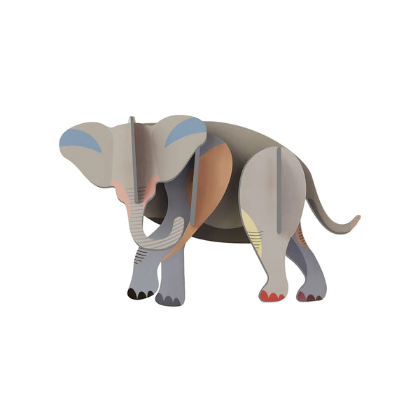 3D Cardboard Model Kit | Wall Art | B7 | Elephant | Studio Roof