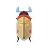 3D Cardboard Model Kit | Wall Art | B7 | Lemon Fruit Beetle | Studio Roof
