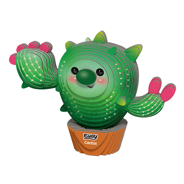 3D Cardboard Model Kit | Cactus | Eugy
