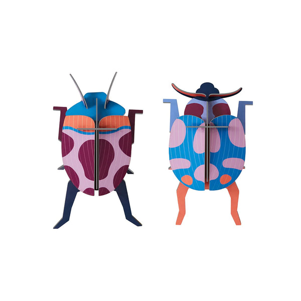 3D Cardboard Model Kit | Wall Art | B7 | Coccinelle Couple | Studio Roof