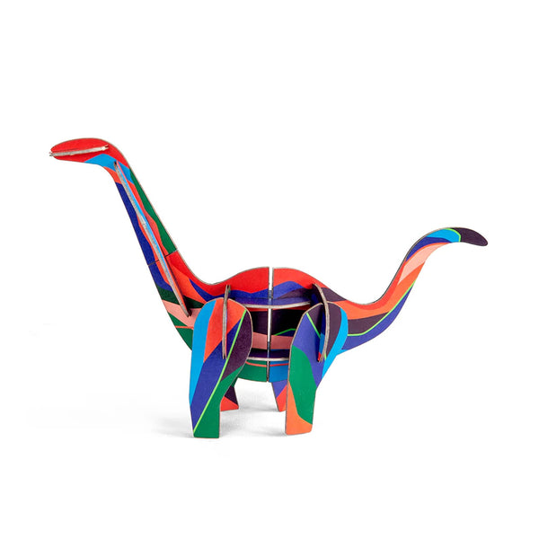 3D Cardboard Model Kit | Creative Play | B6 | Dinosaur | Diplodocus | Studio Roof