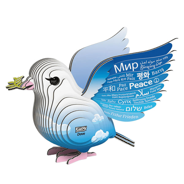3D Cardboard Model Kit | Dove | Eugy