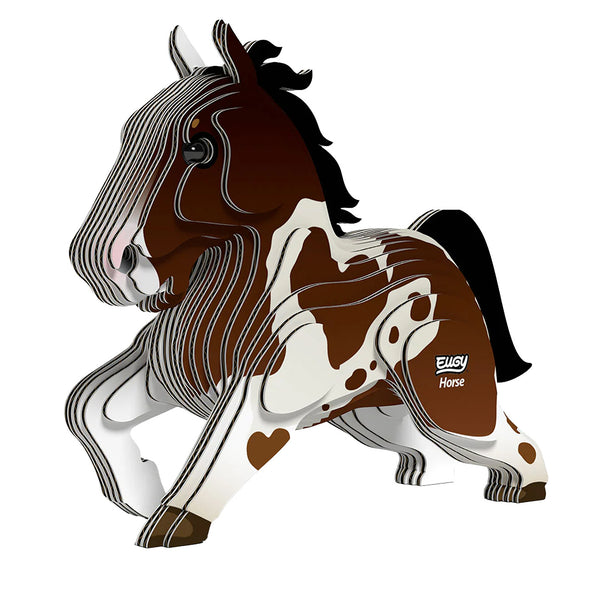 3D Cardboard Model Kit | Horse | Eugy