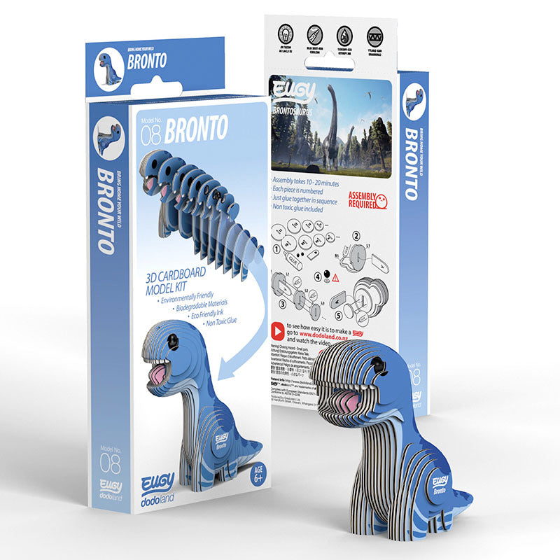 3D Cardboard Model Kit | Bronto | Eugy