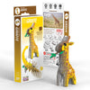 3D Cardboard Model Kit | Giraffe | Eugy