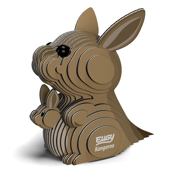 3D Cardboard Model Kit | Kangaroo | Eugy