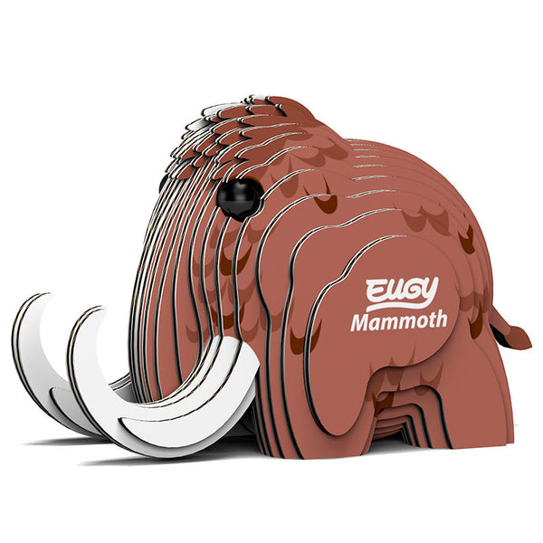 3D Cardboard Model Kit | Mammoth | Eugy