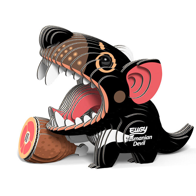 3D Cardboard Model Kit | Tasmanian Devil | Eugy