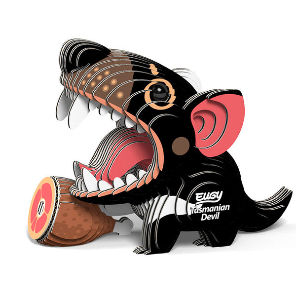 3D Cardboard Model Kit | Tasmanian Devil | Eugy