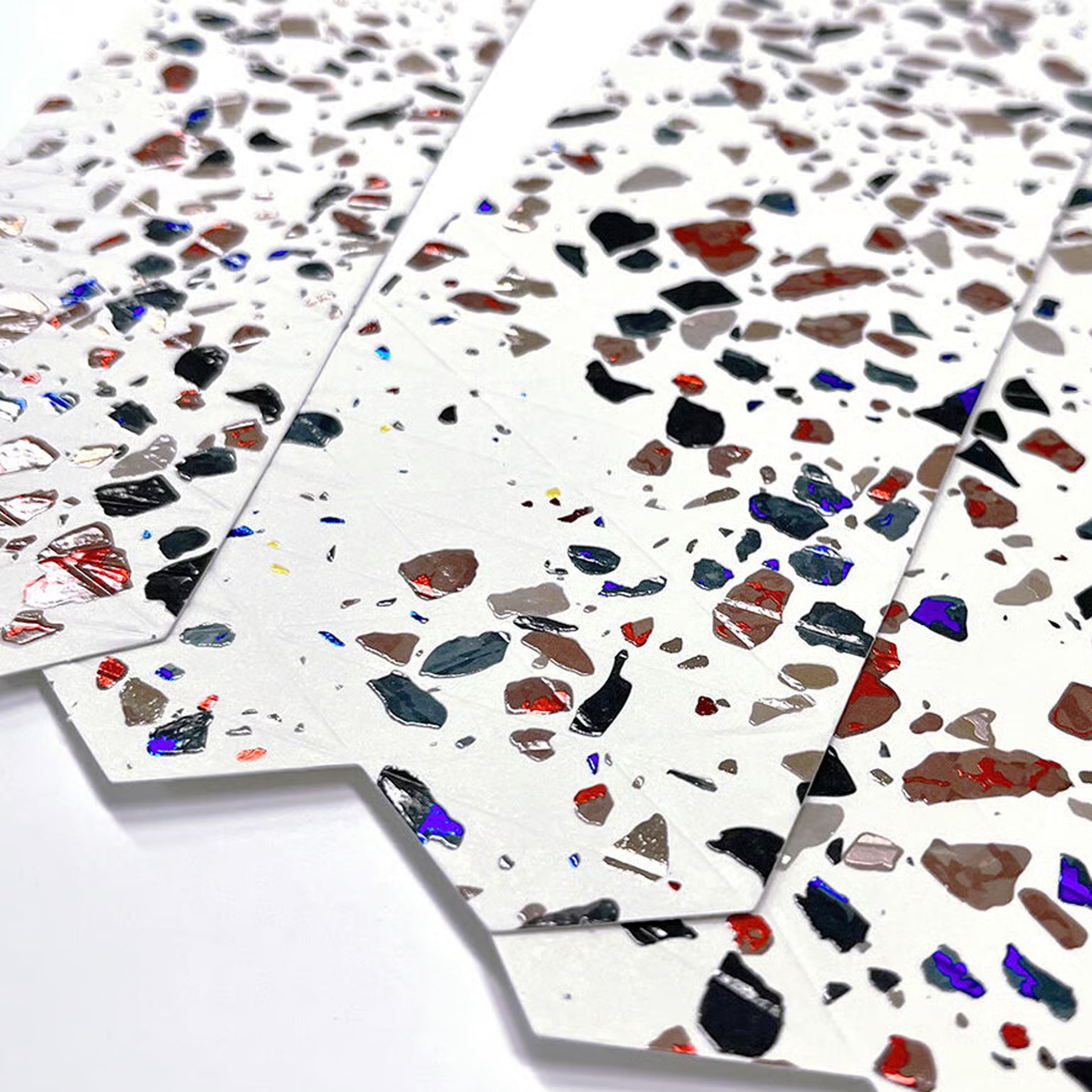 3D Cardboard Model Kit | Kika Block | Stone | White | Ichikudo