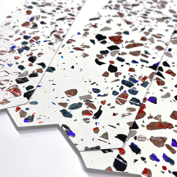 3D Cardboard Model Kit | Kika Block | Stone | White | Ichikudo