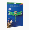 3D Cardboard Model Kit | Wall Art | A4 | Dragonfly | Green | Studio Roof