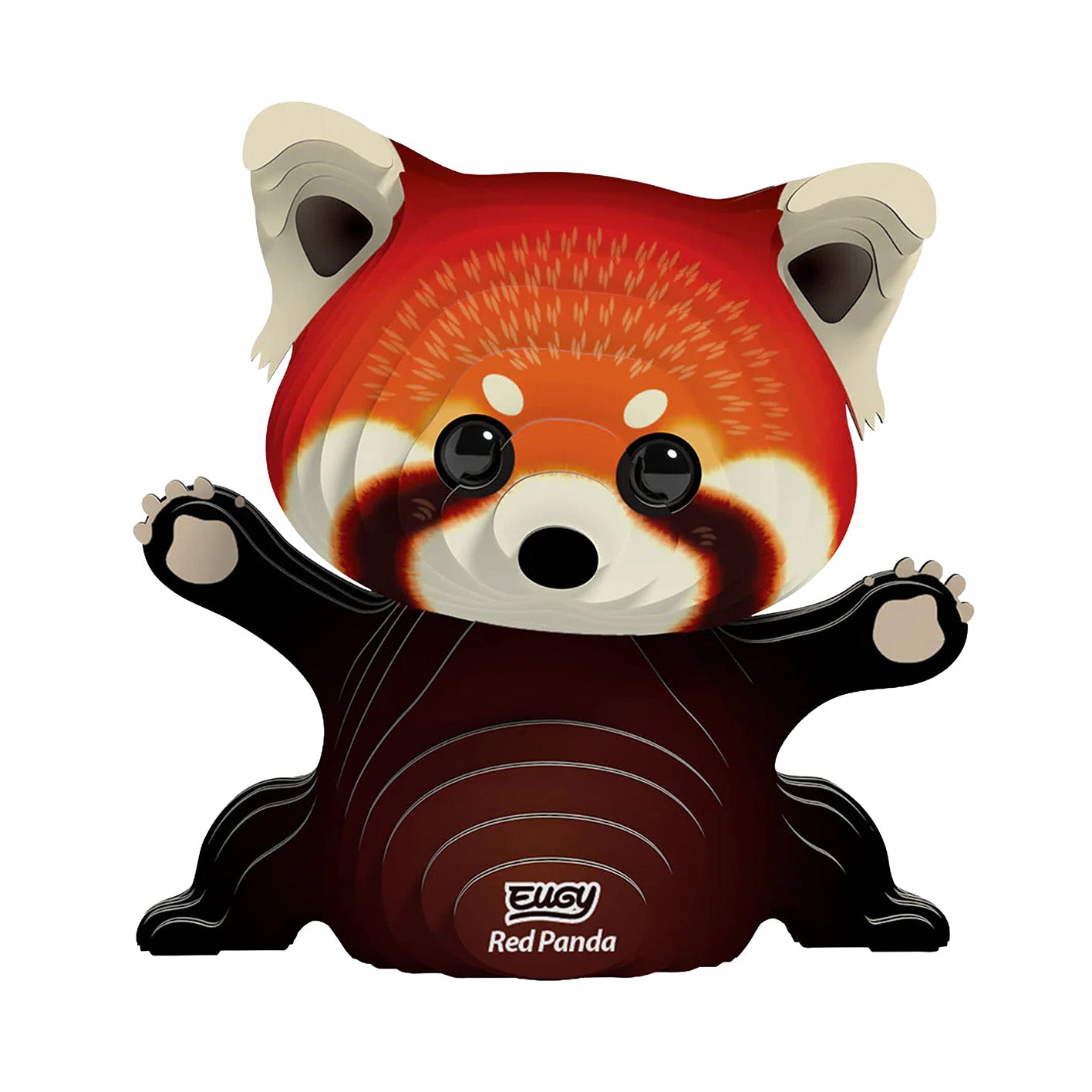 3D Cardboard Model Kit | Red Panda | Eugy - Kami Paper