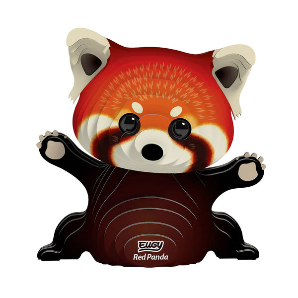 3D Cardboard Model Kit | Red Panda | Eugy