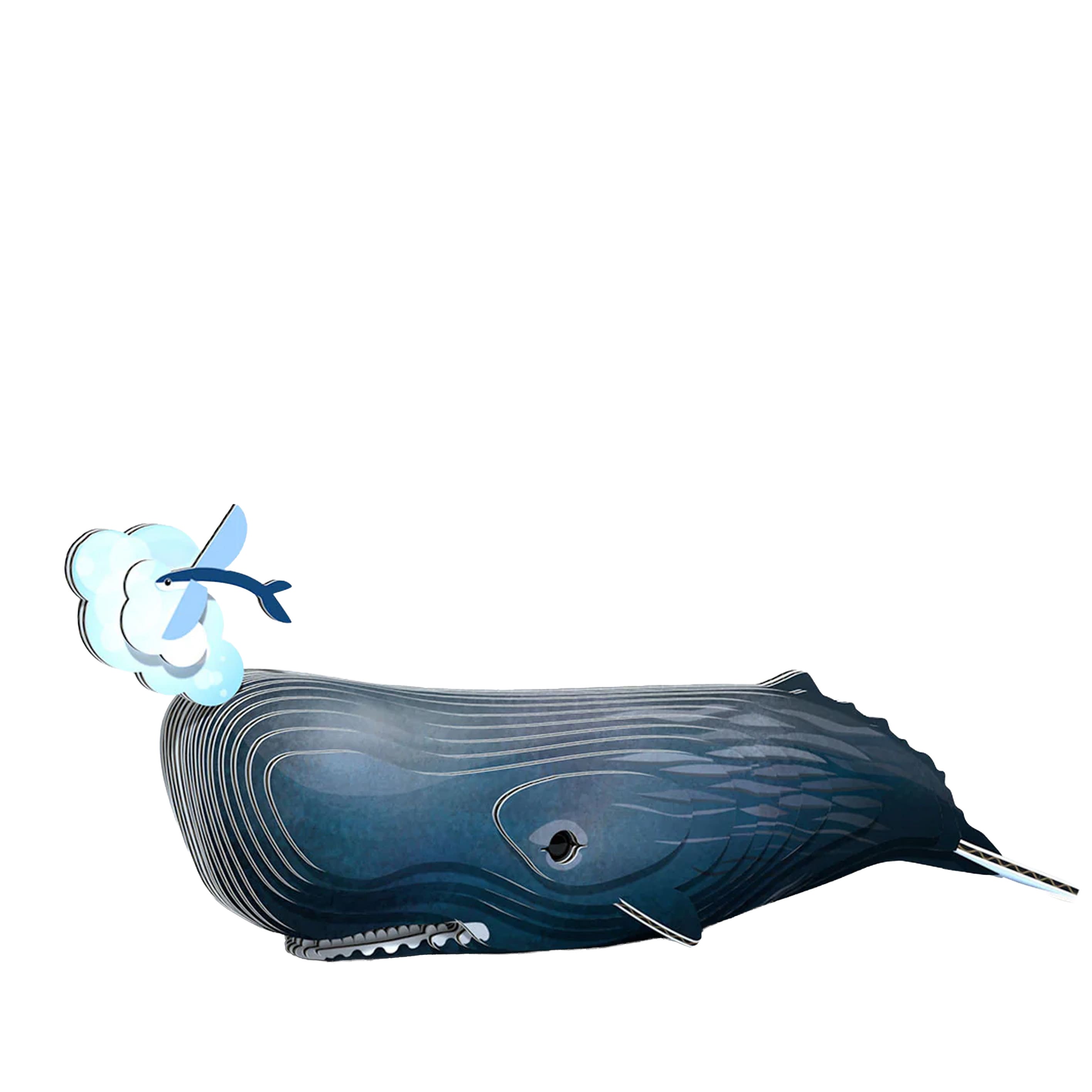 3D Cardboard Model Kit | Sperm Whale | Eugy