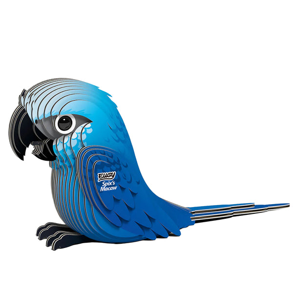 3D Cardboard Model Kit | Spix's Macaw | Eugy