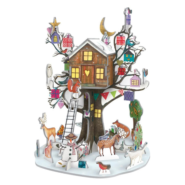 Advent Calendar | Christmas Treehouse |  Small | Roger La Borde