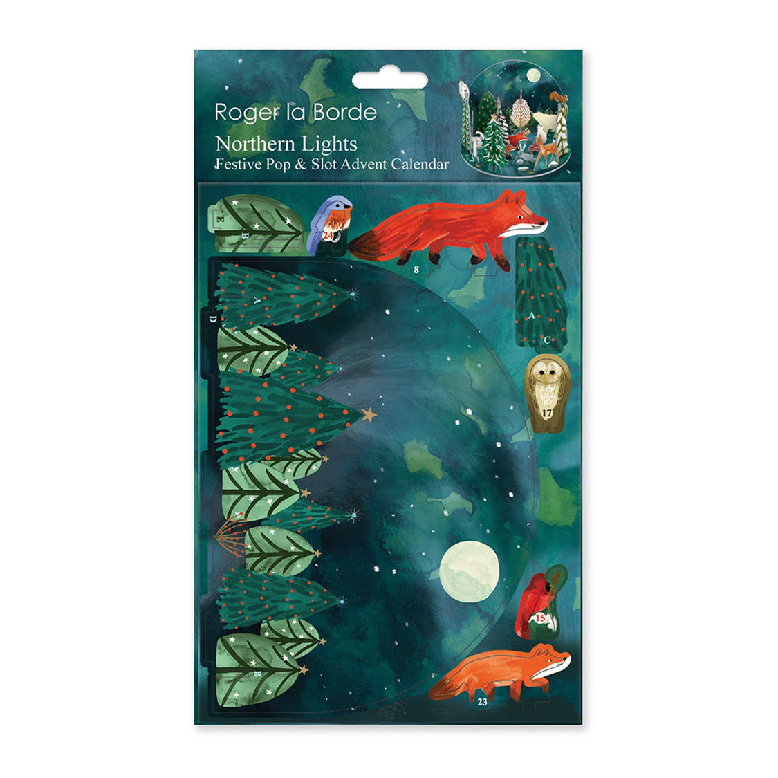 Advent Calendar | Northern Lights |  Small | Roger La Borde