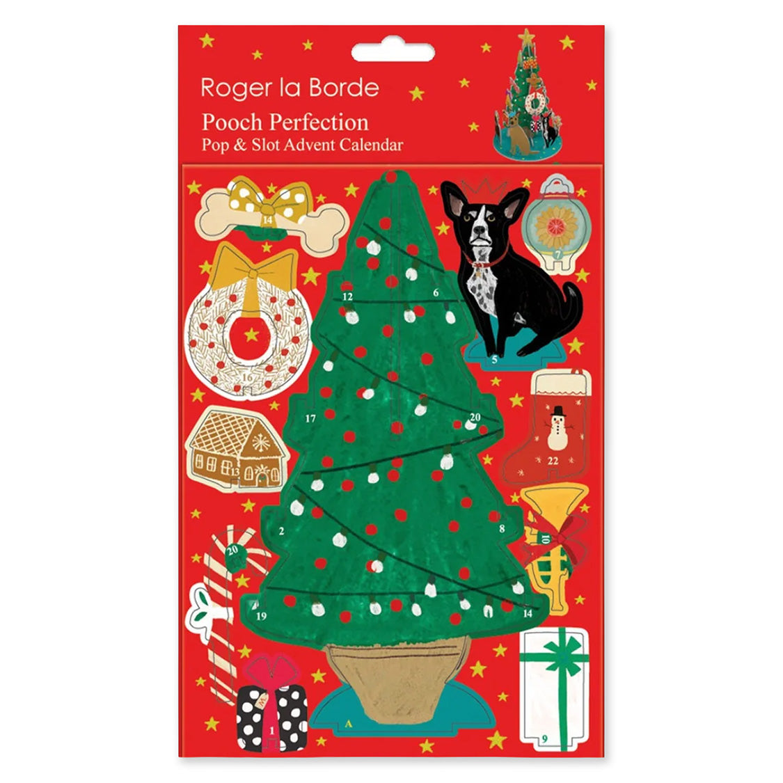 Advent Calendar | Perfect Pooch Tree |  Small | Roger La Borde
