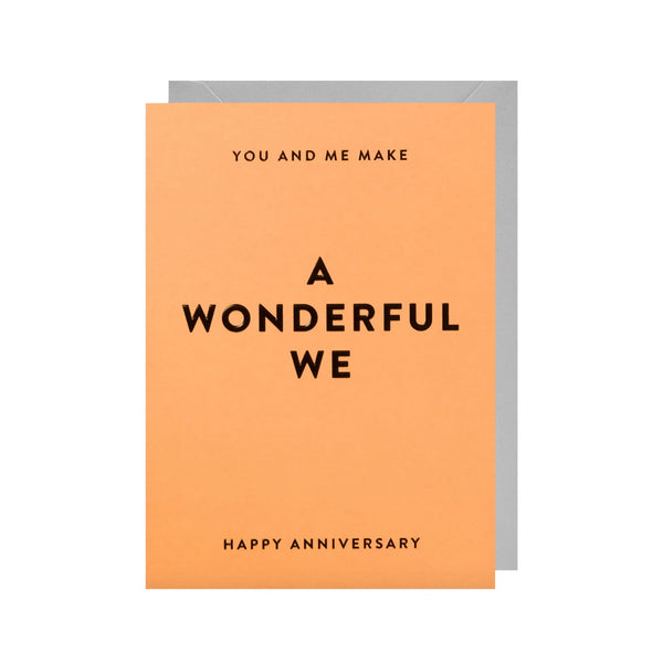 Anniversary Card | A Wonderful We | Lagom Design