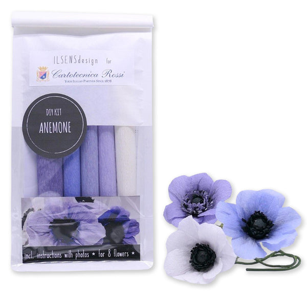 Art & Craft Kit | Crepe Paper Flower Kit | Anemone | Ilsens Design