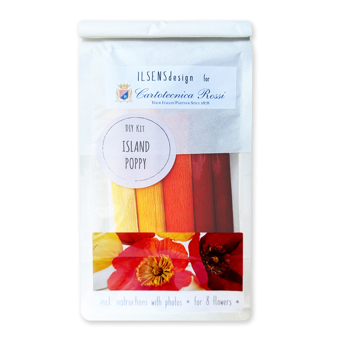 Art & Craft Kit | Crepe Paper Flower Kit | Island Poppy | Ilsens Design