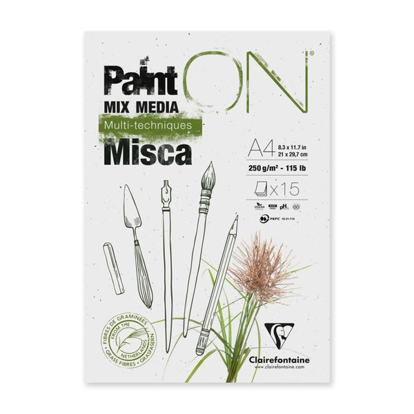 Art Pad | PaintOn | Misca |Multi Media | Clairefontaine | 2 SIZE OPTIONS AVAILABLE