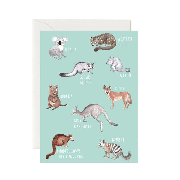 Australiana Card | Australian Animals | Nuovo Group