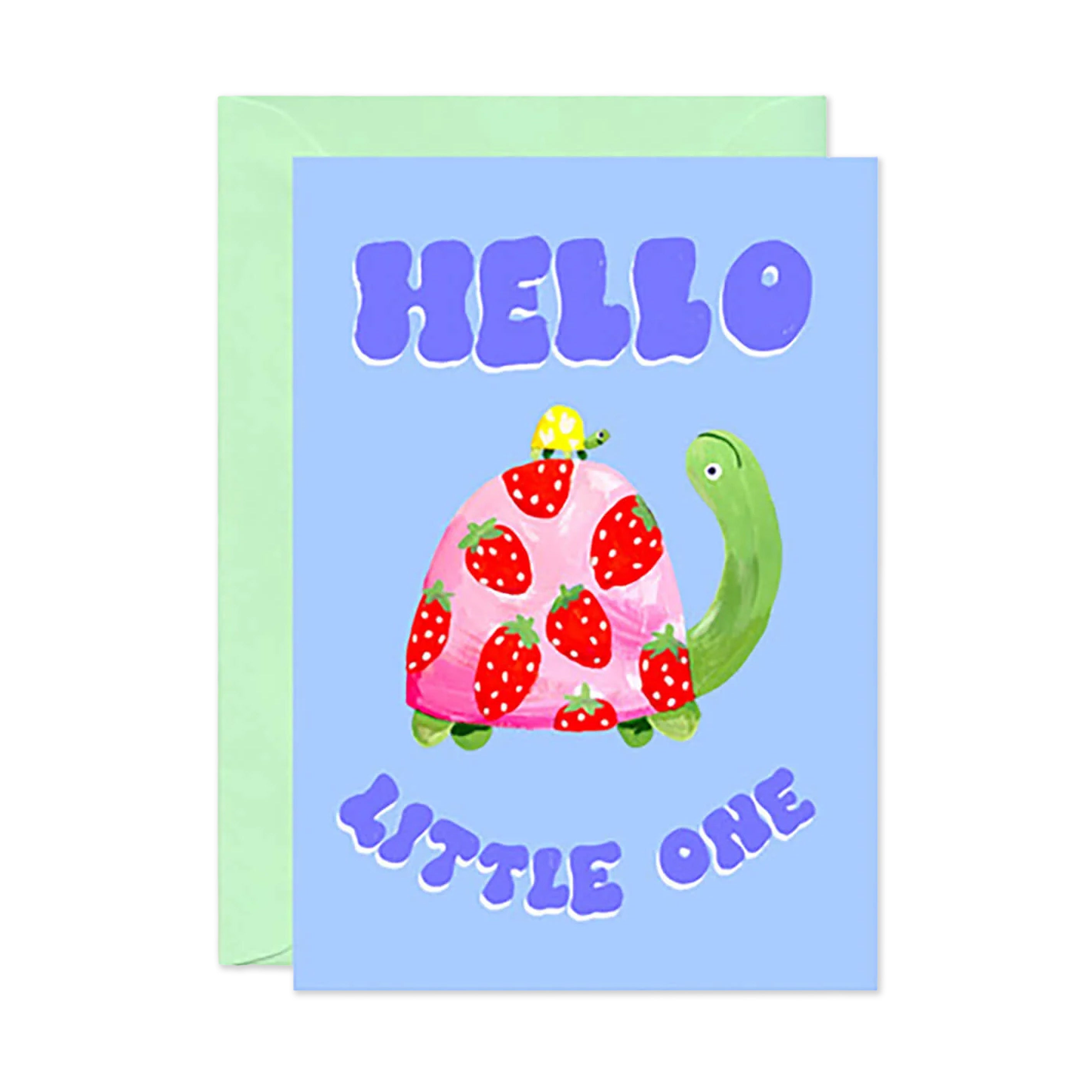 Baby Card | hello Little One | Ickaprint