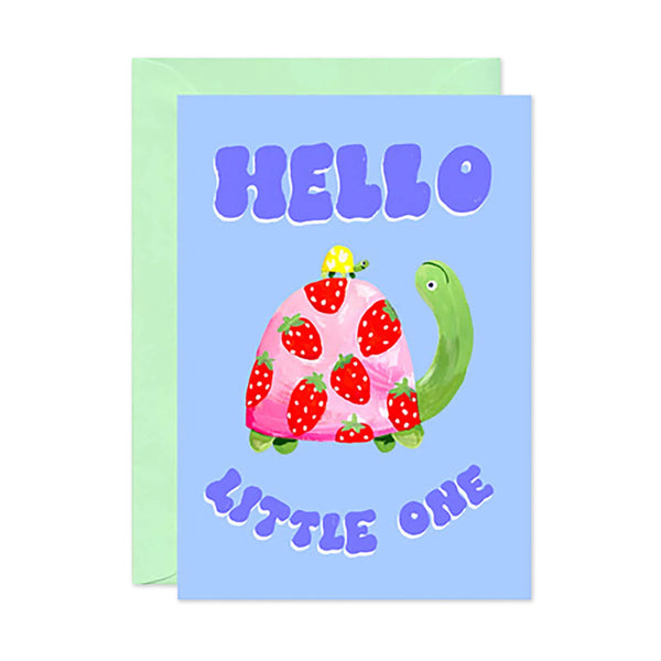 Baby Card | hello Little One | Ickaprint