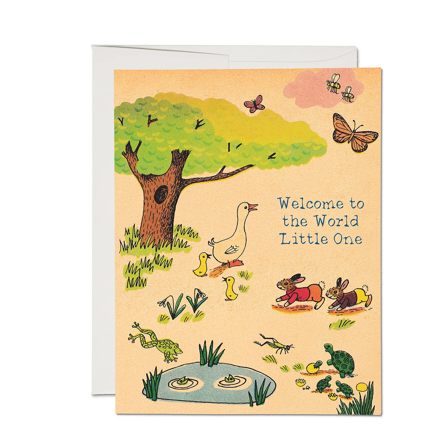 Baby Card | Whimsy Hollow | Red Cap Cards