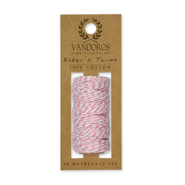 Twine | Baker's Twine | 12 Ply | 20 m | Vandoros | 6 COLOUR OPTIONS AVAILABLE