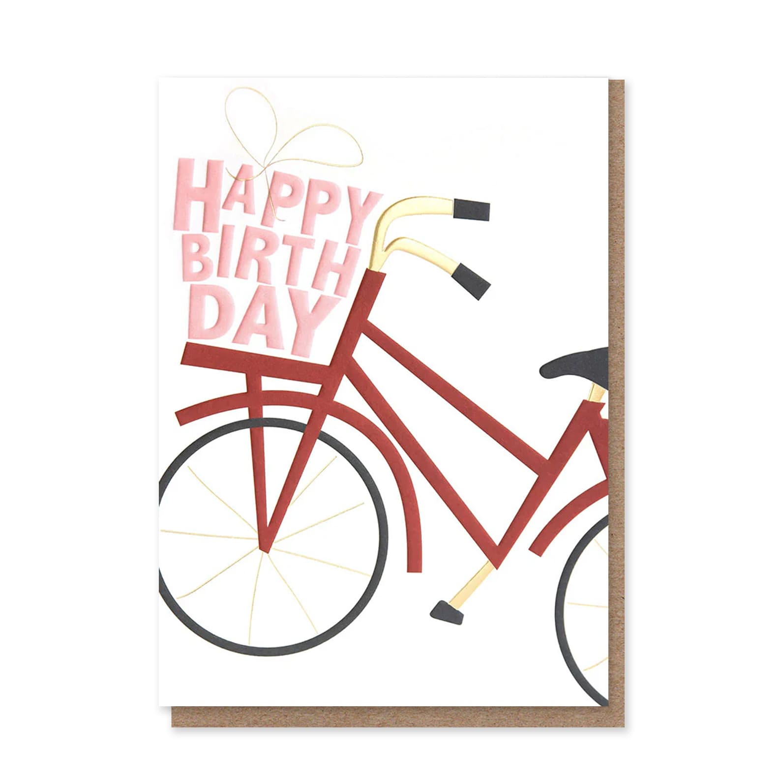 Birthday Card | Happy Birthday Present On Bike | Caroline Gardner