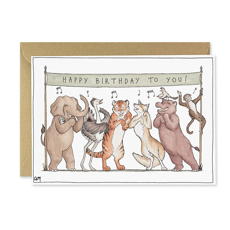 Birthday  Card | Birthday Serenade | Erlenmeyer Art