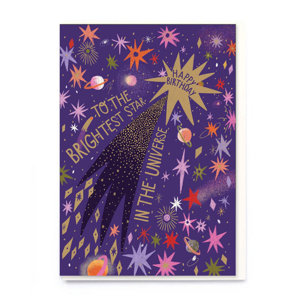 Birthday Card | To The Brightest Star In The Universe | Roger La Borde