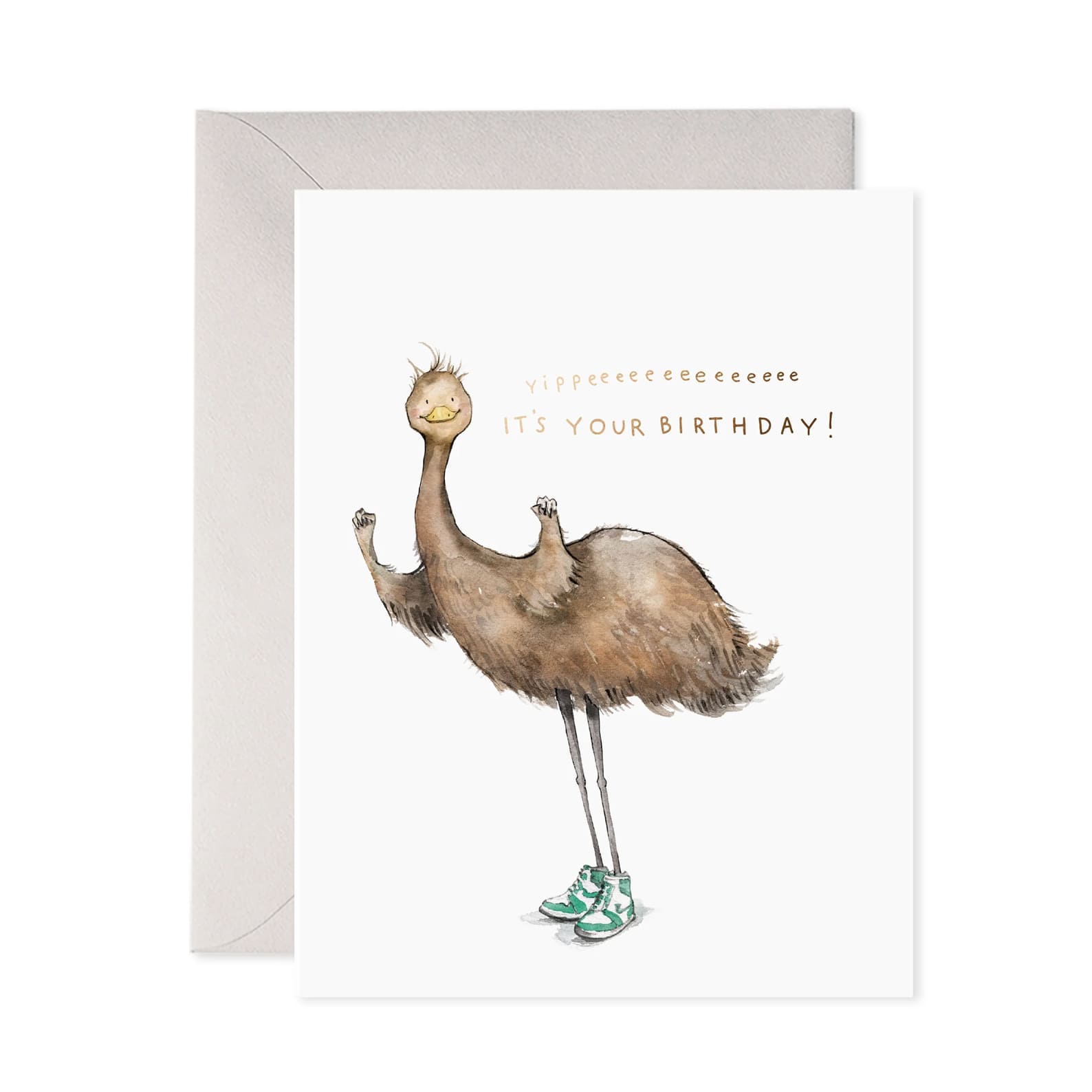 Birthday Card | Emu Birthday | E.Frances Paper