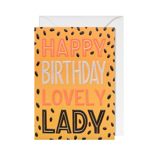 Birthday Card | Lovely Lady | Lagom Design
